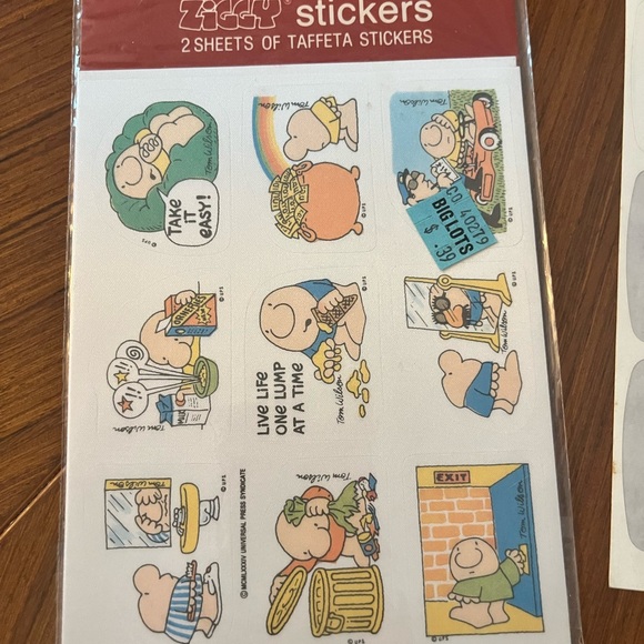 Ziggy Taffeta Stickers Set - Picture 1 of 2